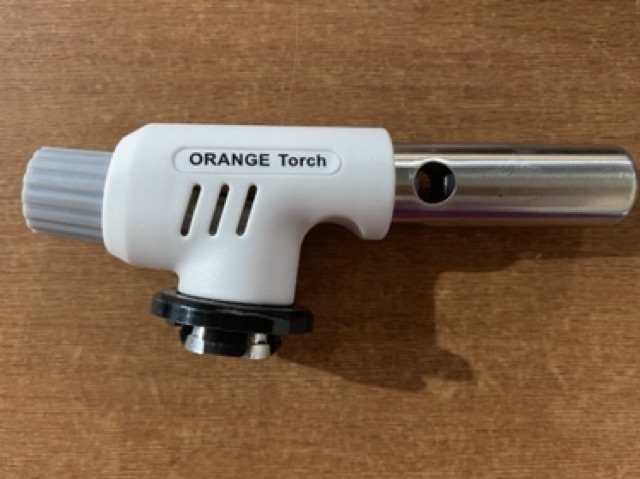 micro heating blow torch - alat pemantik api gas torch orange