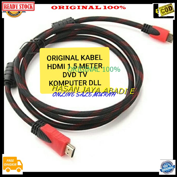 G309 Kabel hdmi 1,5 meter cable tv televisi monitor cpu komputer led cable high speed hdtv full hd hd universal multi Ps playstation panjang original G309   HDMI HDMI Panjang kabel 1,5 meter  BISA SEGALA JENIS TV ATAU MONITOR  KUAT DAN TAHAN LAMA  BERKUAL