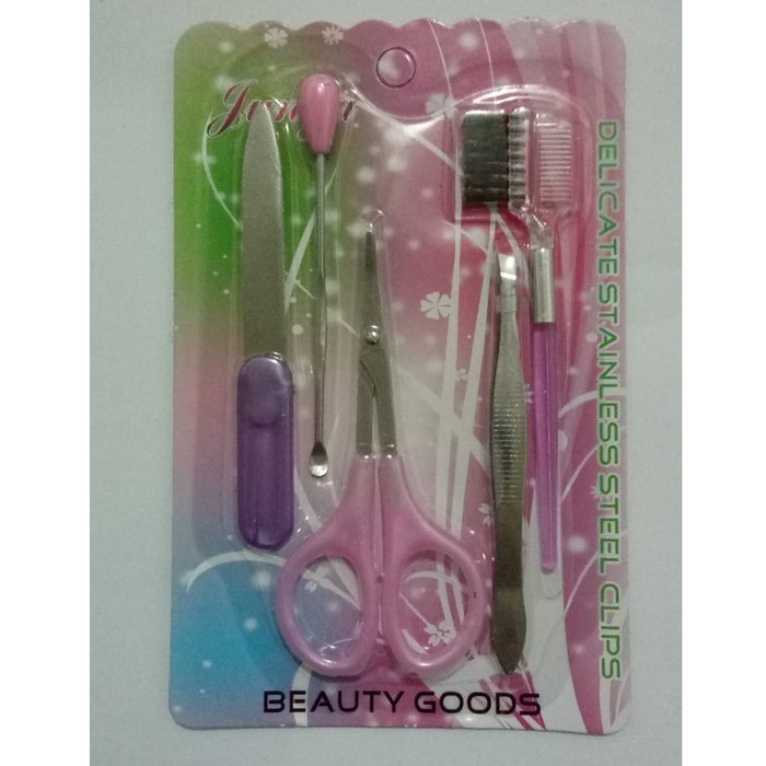 Set Alat Manicure Pedicure perawatan kecantikan murah 5in1