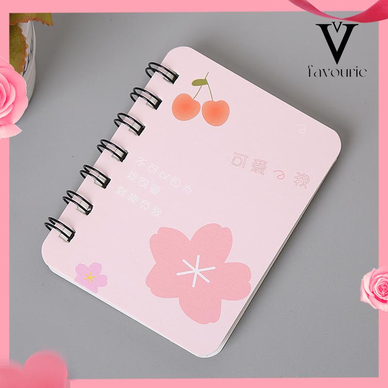 [COD]A7 Rollover Coil Buku Mahasiswa Saku Buku Kecil Mini Notebook Diary Portable Office Notepad-FA