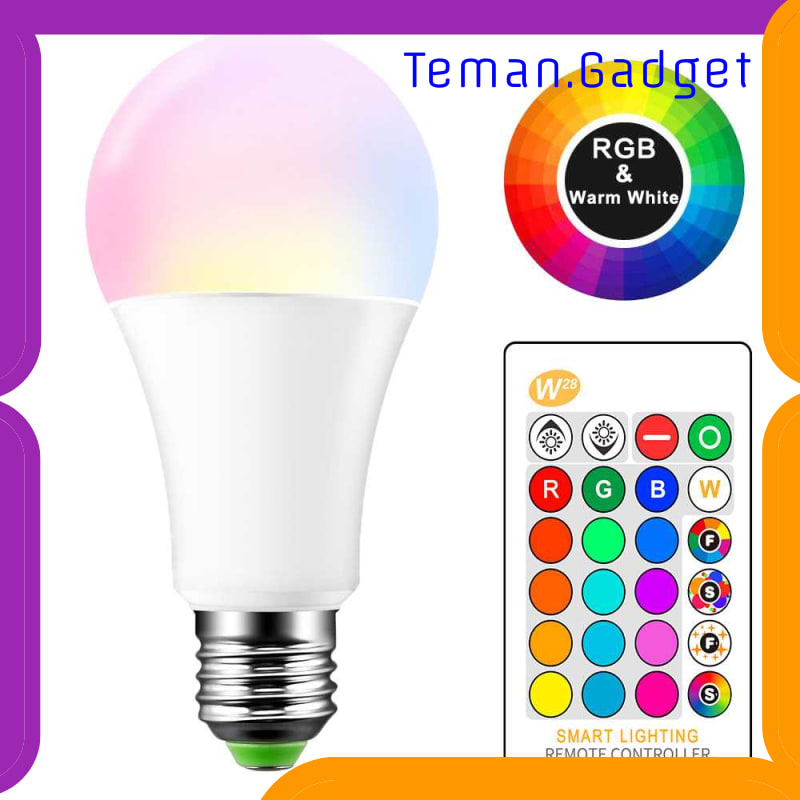 TG-DG239 BONDA LAMPU BOHLAM RGB DENGAN REMOTE CONTROL E27 5W - B5