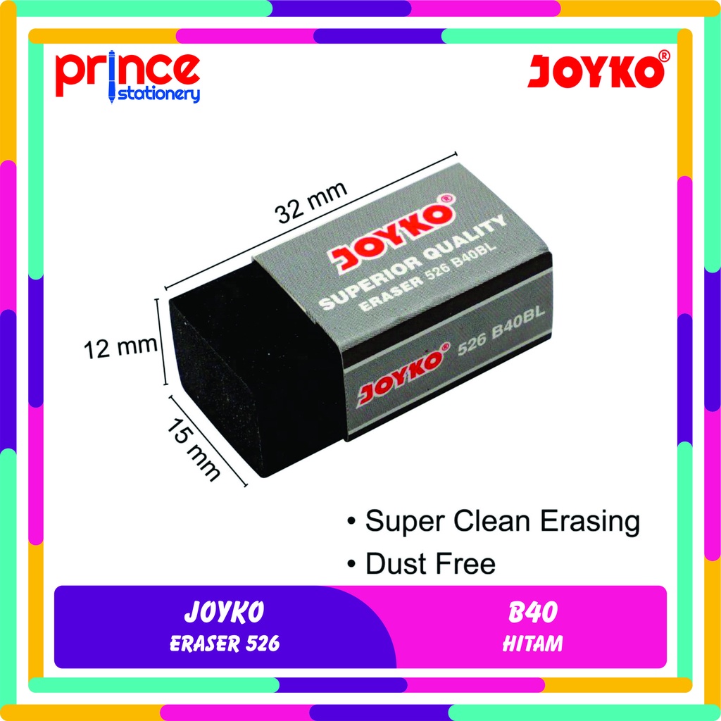 

JOYKO ERASER / PENGHAPUS HITAM B40