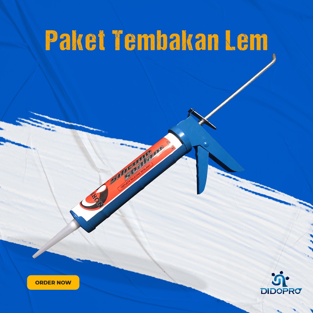 Alat tembak lem kaca botol seng paket + lem kaca botol murah /lem kaca sealant +tembak lem silicone