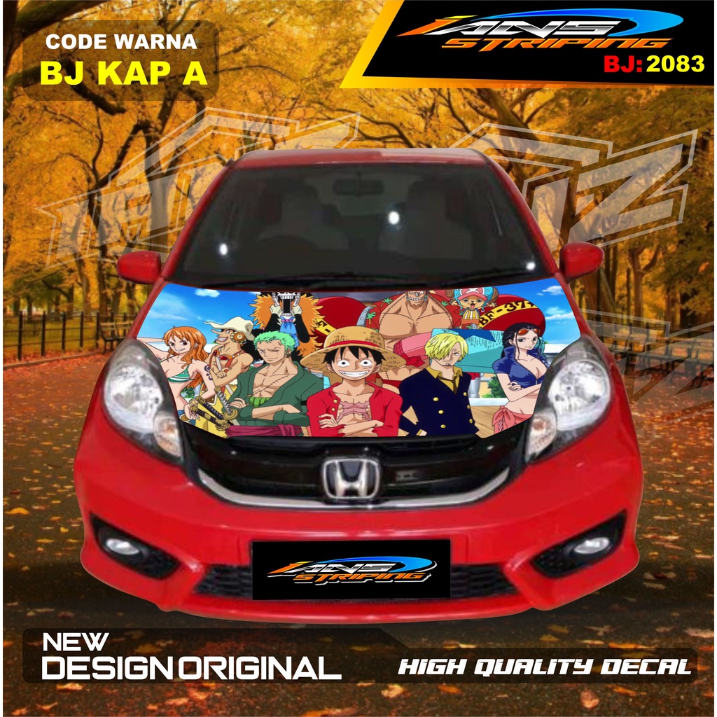 STICKER DECAL KAP DEPAN MOBIL AVANZA XENIA / STIKER KAP MOBIL INNOVA / VARIASI STIKER KAP MESIN MOBIL HONDA JAZZ TOYOTA RUSH