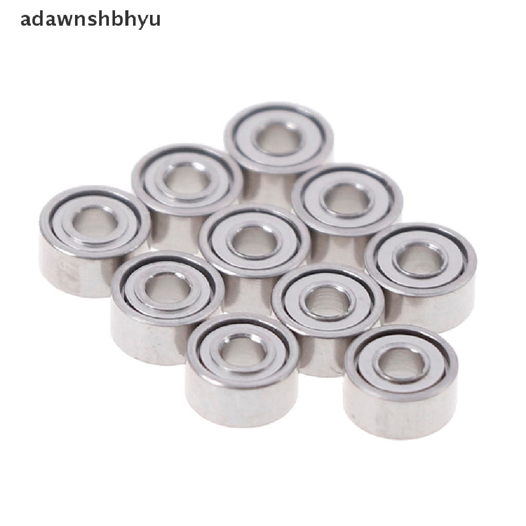 Adawnshbhyu 10Pcs 681XZZ 1.5x4x2mm open Miniatur bearings ball mini hand bearing spinner