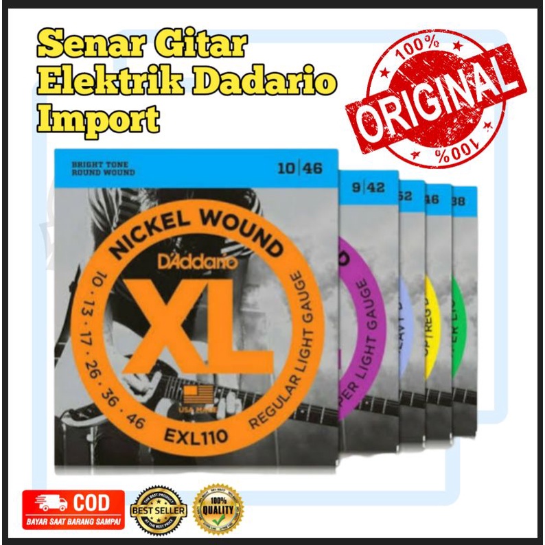 Senar Gitar Elektrik Dadario/ Senar Import