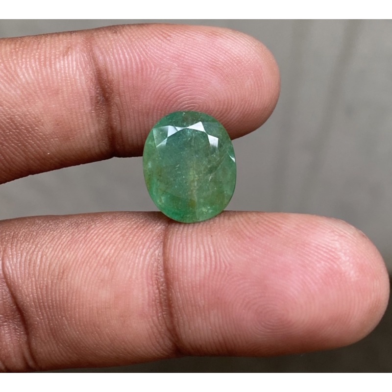 Natural Emerald Beryl Jamrud Asli Batu Zamrud CT 6 Dim 15x12x5