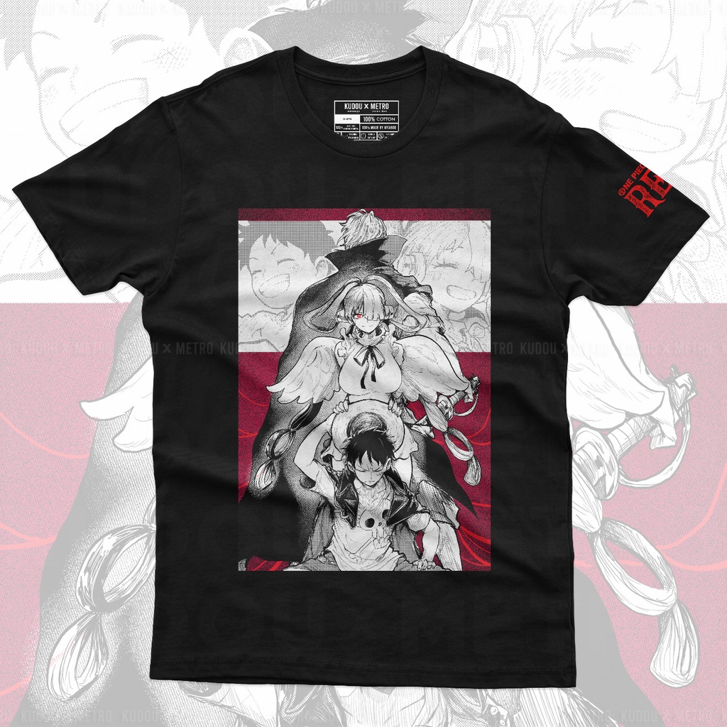 Tshirt Yonkou x Diva Uta Black Character Anime Manga One Piece Premium Unisex