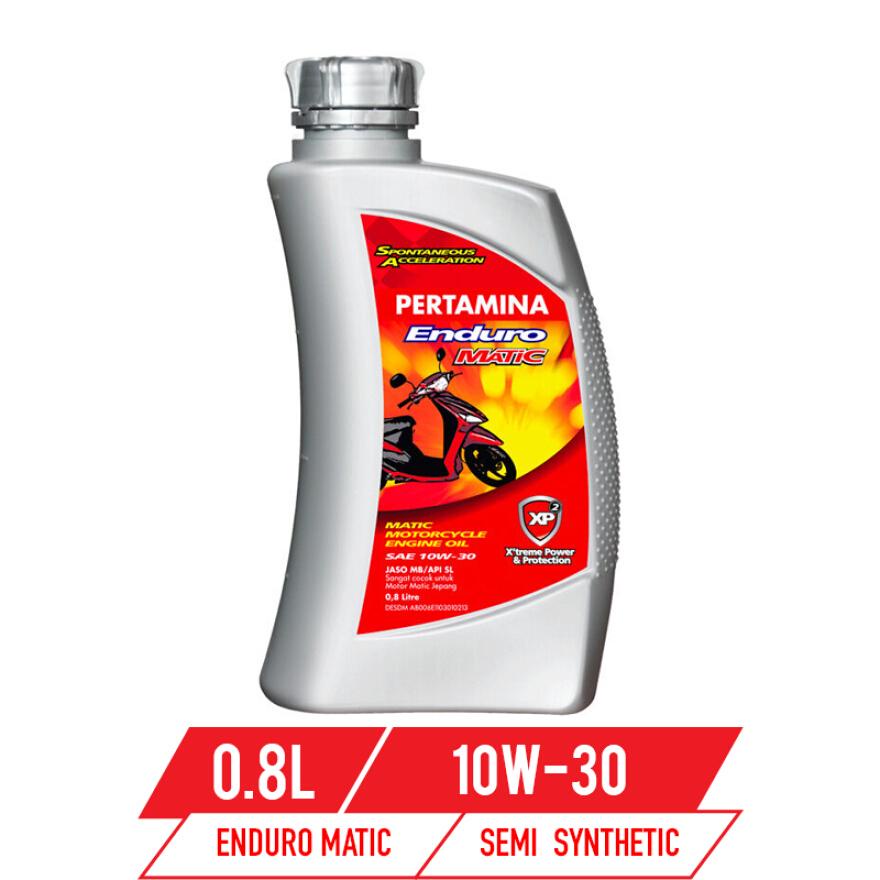 Jual Pertamina Enduro Matic Oli Motor 10w 30 Api Sl Jaso Mb 08 L