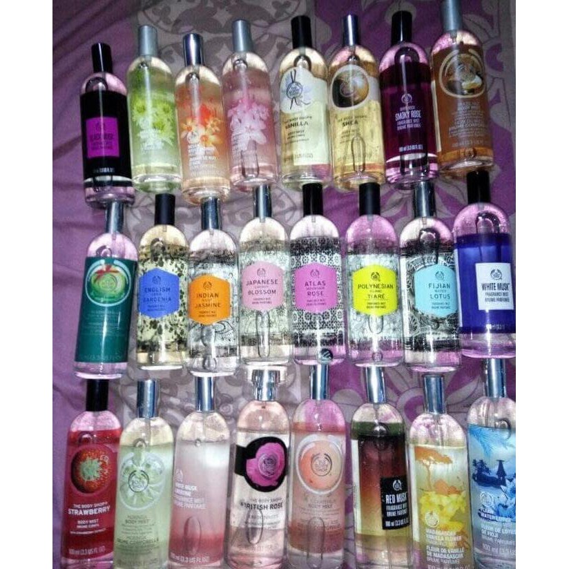 The Body Shop Body Mist - Fragrance Mist 100ml ORIGINAL REJECT TERBARU