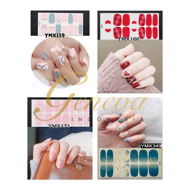 ✅COD - Nail Sticker Stiker Kuku Nail Art