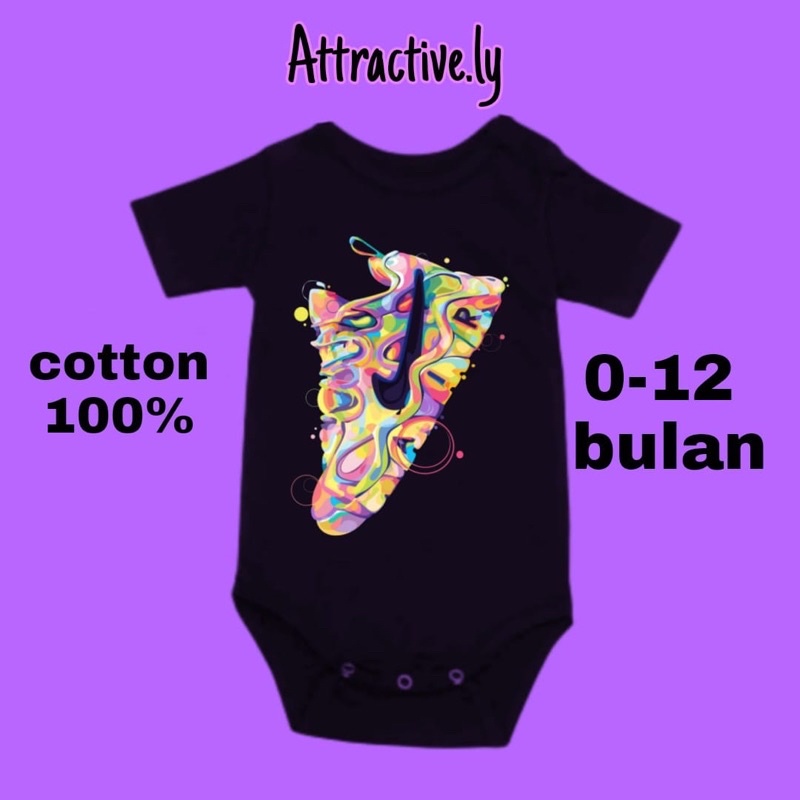kaos baju bayi NIKE OFF WHITE tshirt tee jumper baby kids pendek kaus distro logo tulisan usia 0 1 2