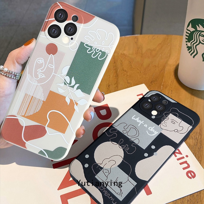 Soft Case TPU Desain Geometri Untuk Realme C31 C35 C25Y C21Y C11 2020 C21 C15 C12 C11 C25 C25s C20 C20A 8 8pro 6i Realme 6 6S 7i C17 5pro 7zo 203