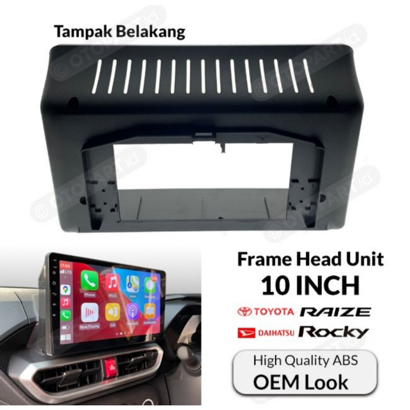 Frame Raize Head Unit Android 10 inch Toyota RAIZE