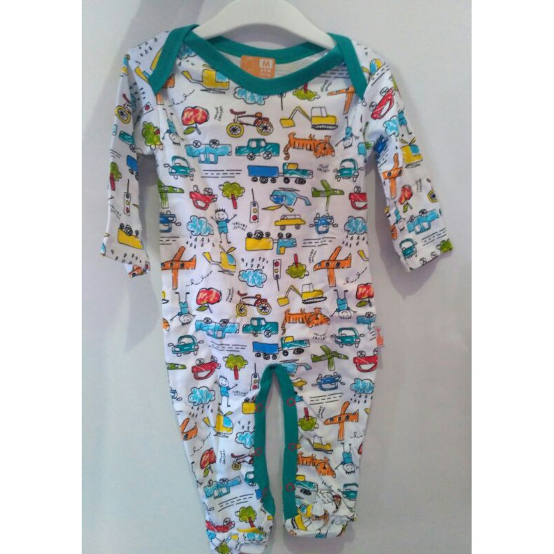 Velvet Junior dreamwear sleepsuit 6-9 bulan - Fly Me to The Moon