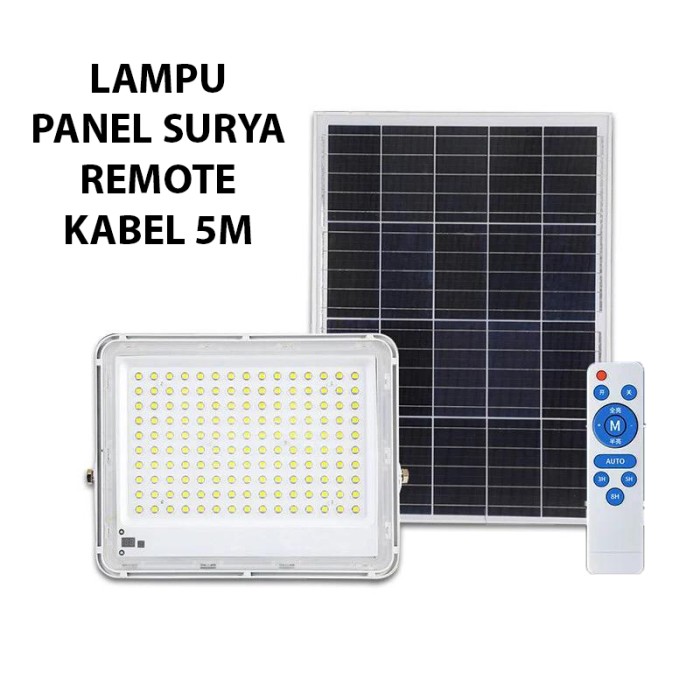 [WS]  LAMPU LED SOROT TENAGA MATAHARI PANEL SURYA 60W 100W 150W SOLAR CELL