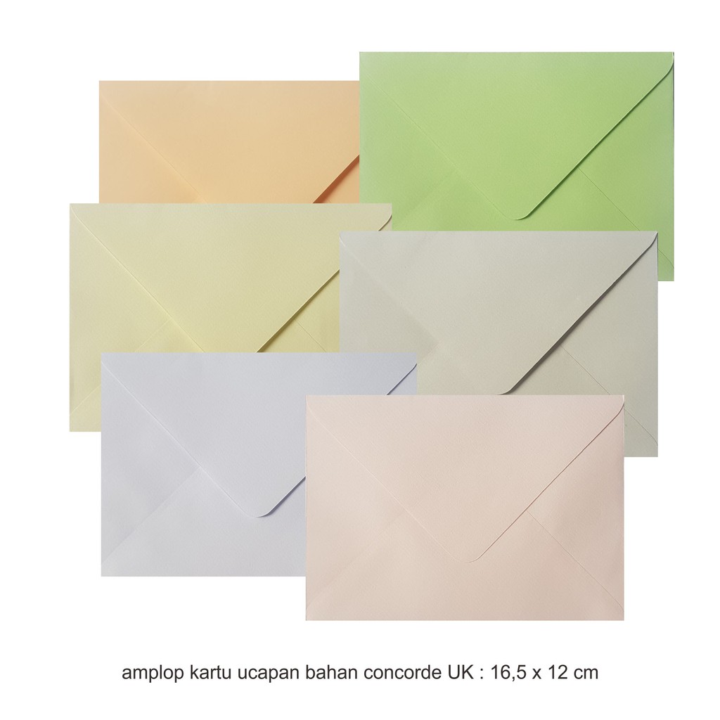 

Amplop kartu ucapan bahan concorde