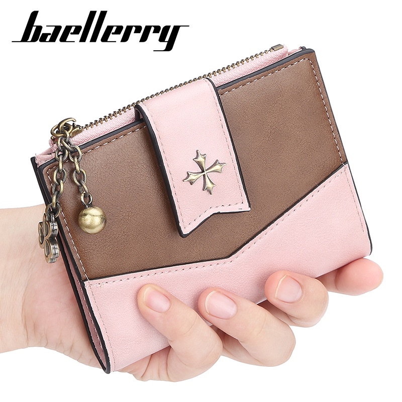 DOMPET LIPAT WANITA BAELLERRY ORIGINAL KECIL IMPORT KULIT KENNY MINI KARTU BATAM MURAH PREMIUM KOREA