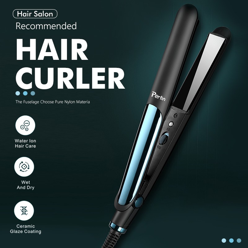 Perfin PFJF02 Catokan Rambut Catokan Curly Hair Straightener