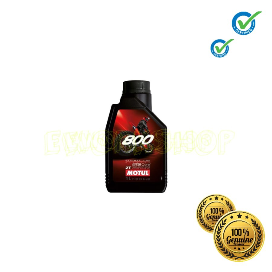 OLI SAMPING MOTUL 800 2T FACTORY LINE OFF ROAD 1 L 100% Original Product