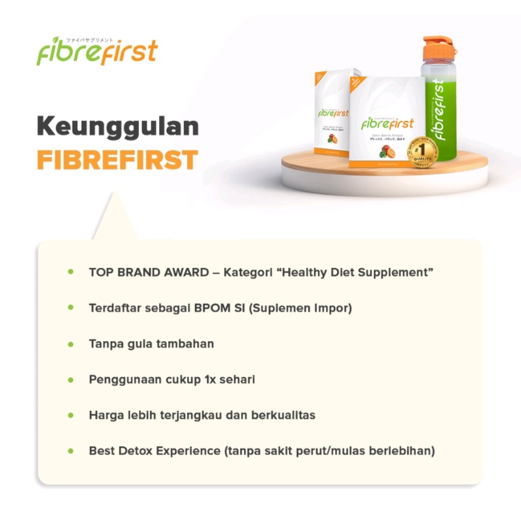 Fibrefirst suplemen kesehatan