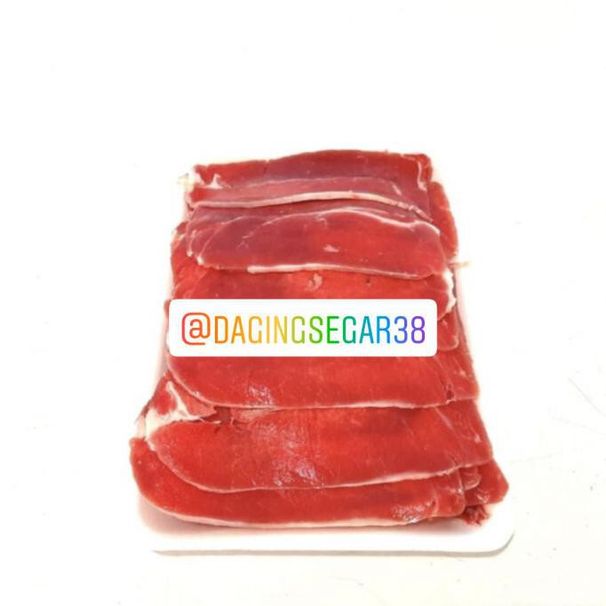 

Premium Beef Slice Non Fat / Daging Slice Tipis Import Less Fat @1Kg Bbshop555