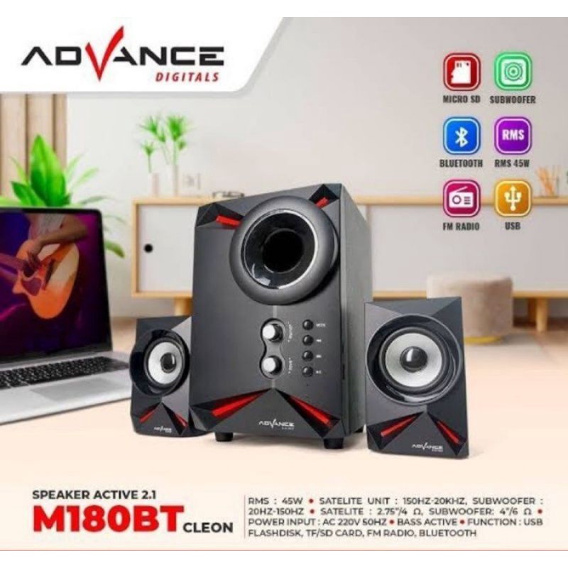 Speaker Advance Cleon M180BT Bluetooth USB