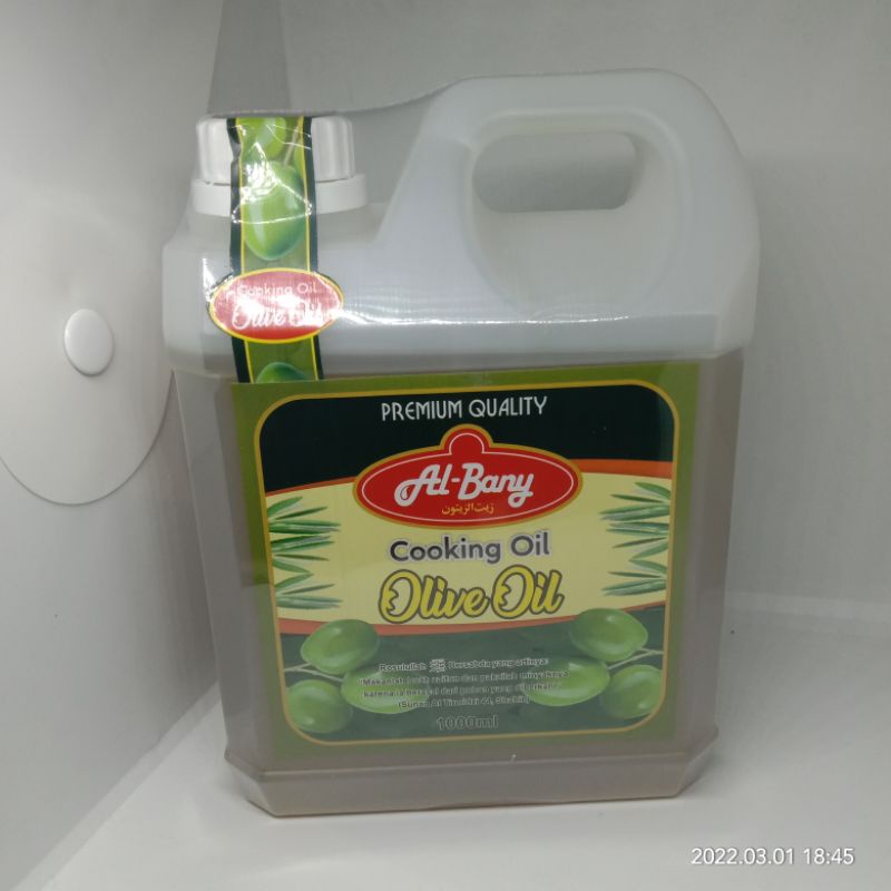 

Olive Oil Cooking Oil by Al Bany Premium Quality # 1lt