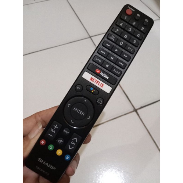 REMOT TV SHARP AQUOS LED/LCD SMART ANDROID TV GB326WJSA