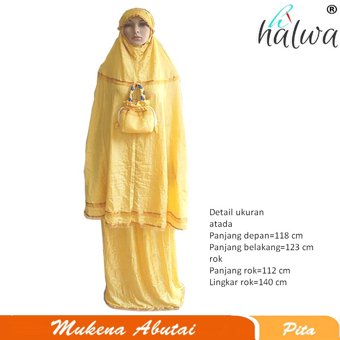 [M143] READT MUKENA ABUTAI PELANGI  Mukena abutai Pita mukena travelling mukena murah mukena adem
