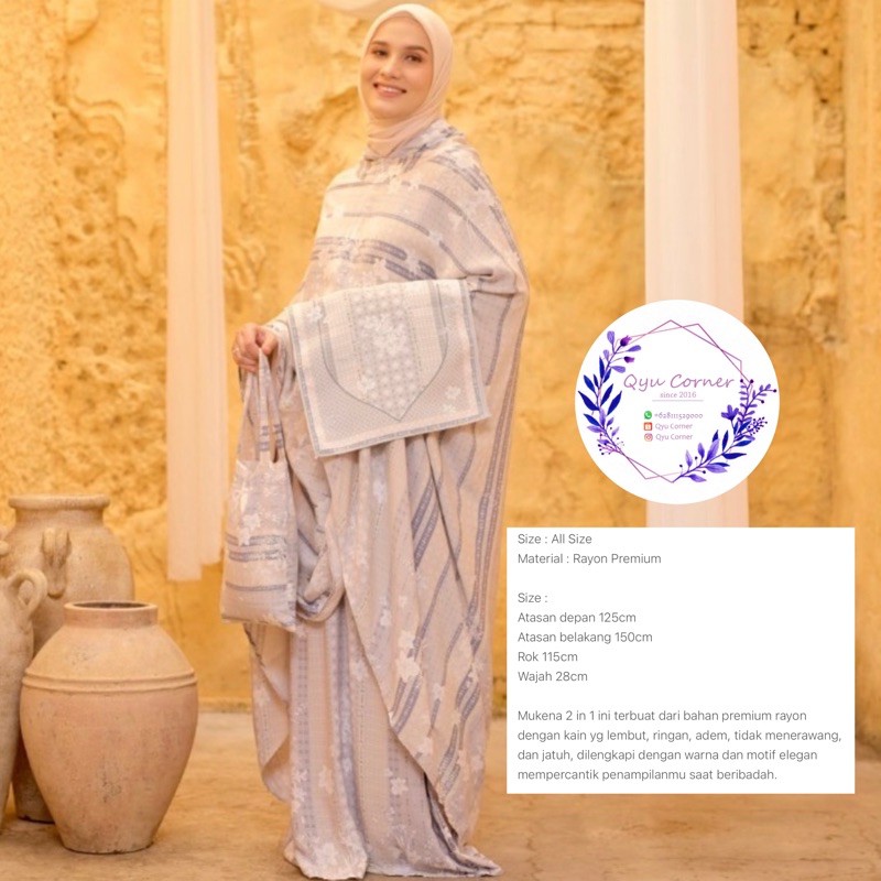 HAJIJAH PRAYER SET DIARIO X DWIHANDA MUKENA