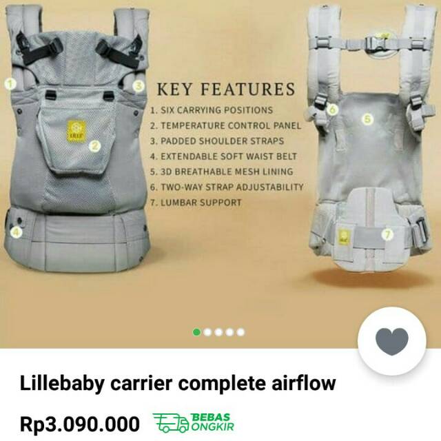 lillebaby airflow vs ergo 360 cool air