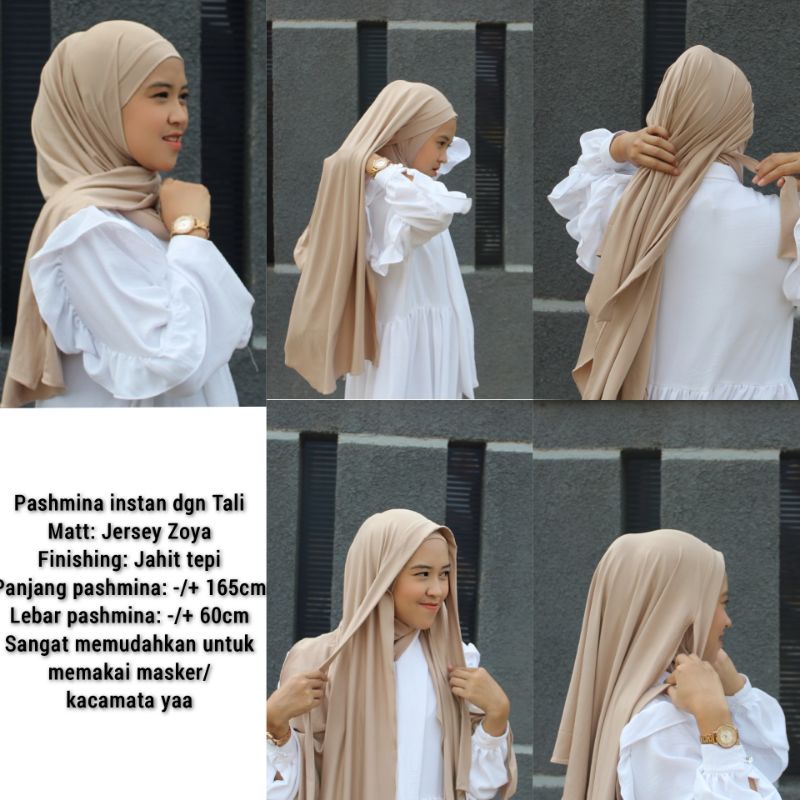 Pashmina Instan Tali Malaysia Hijab Pashmina Tali Instan Pashmina Melayu Pashmina Inner