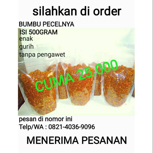 

Bumbu pecel "Arek Suroboyo