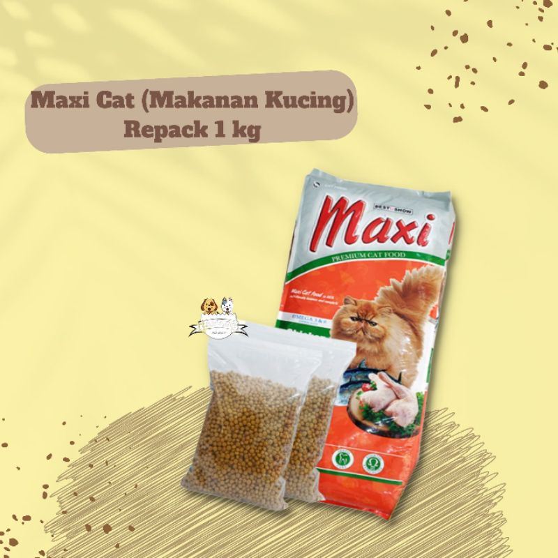 Jual Maxi Cat Makanan Kucing Kering Repack Kg Makassar Shopee Indonesia