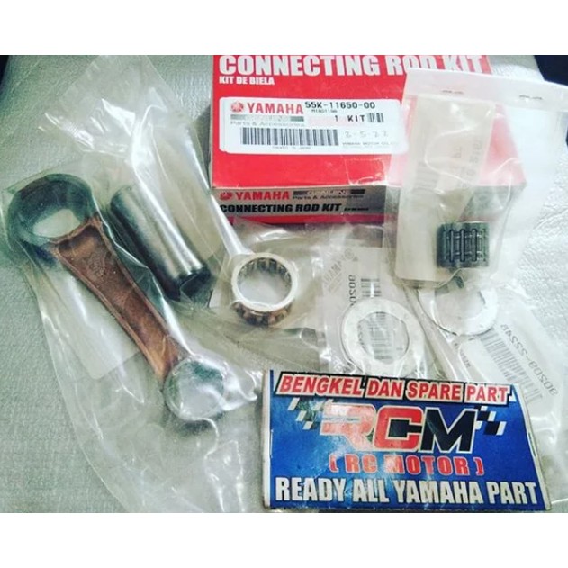 CONNECTING ROD KIT STANG SEHER SEKER YAMAHA RXZ RZR ORI ORIGINAL YAMAHA ASLI 55K-11650-00