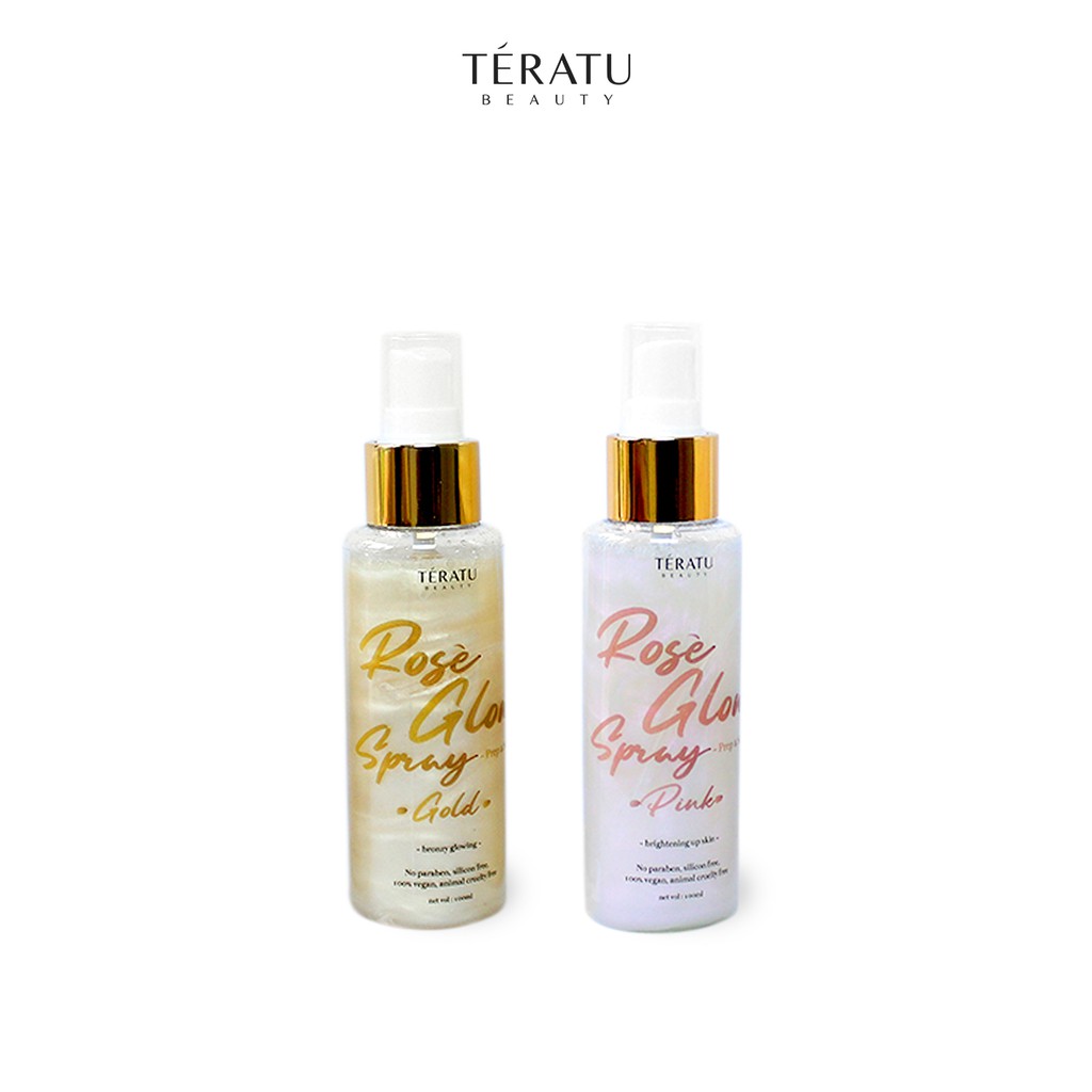 

Teratu Beauty Rose Glow Spray - Gold & Rose Glow Spray - Pink