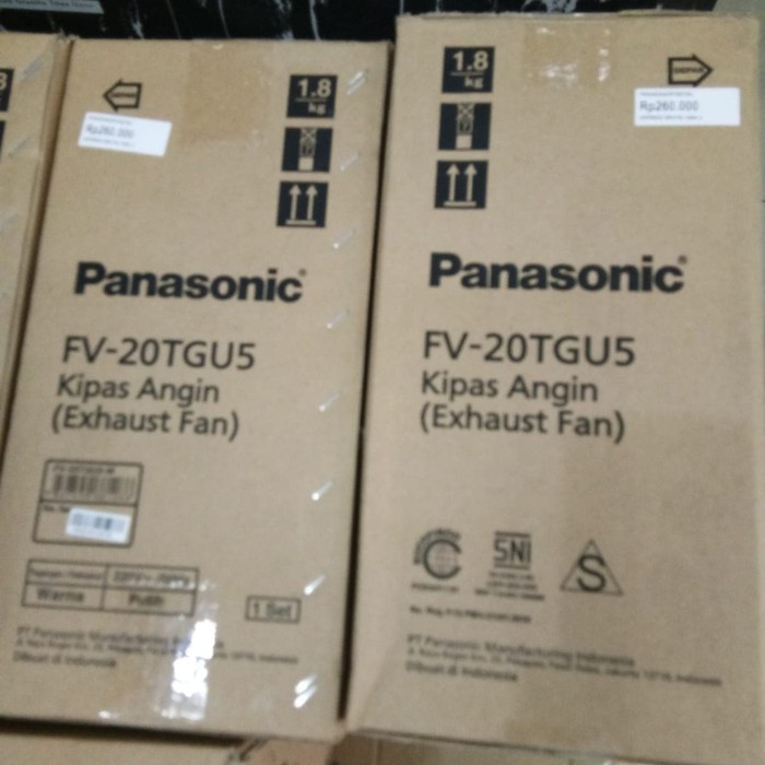 PANASONIC EXHAUST FAN FV20TGU PLAFON