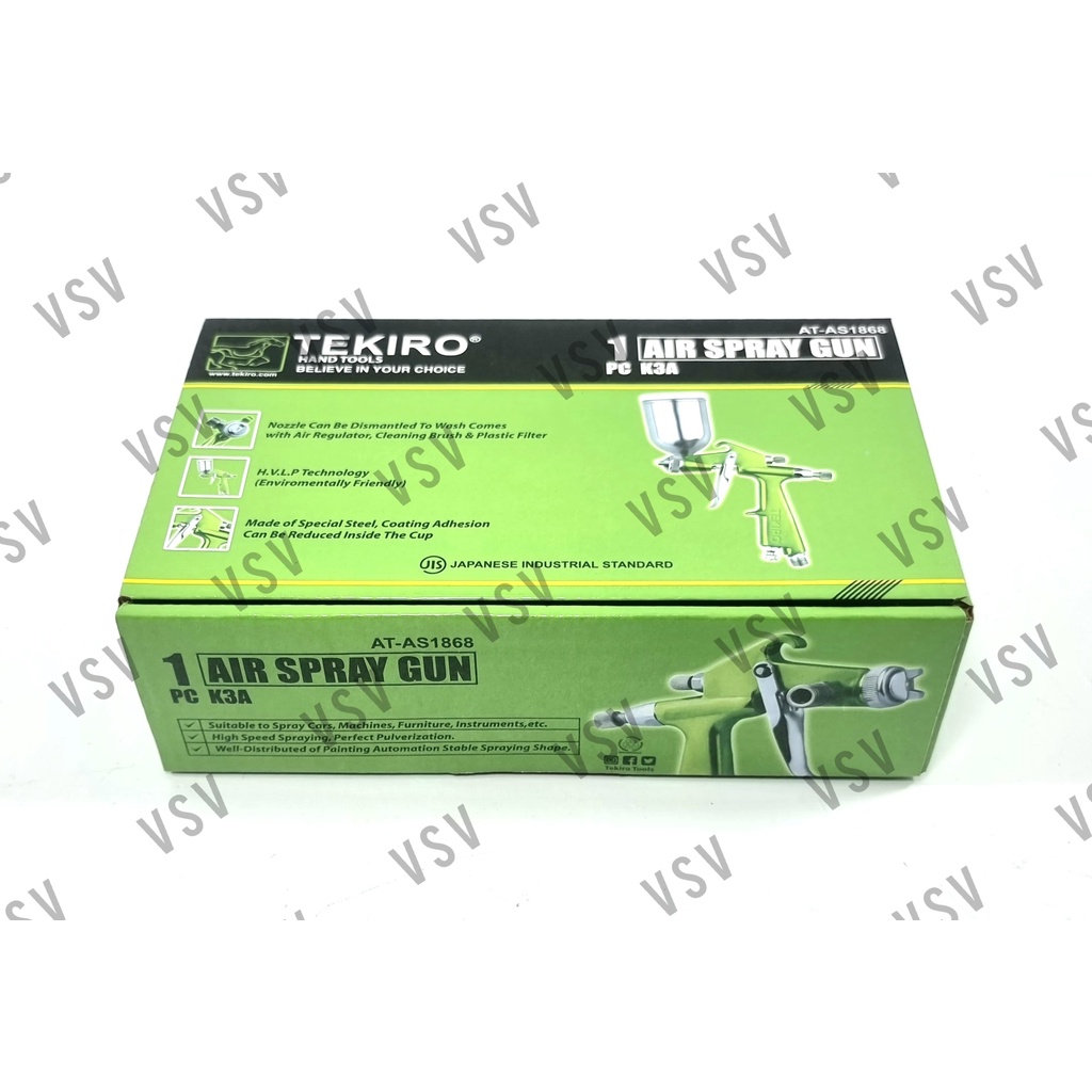 TEKIRO Spray Gun K3A Semprotan Cat K-3A Spet Cat Tabung Atas Alat Semprot Cat