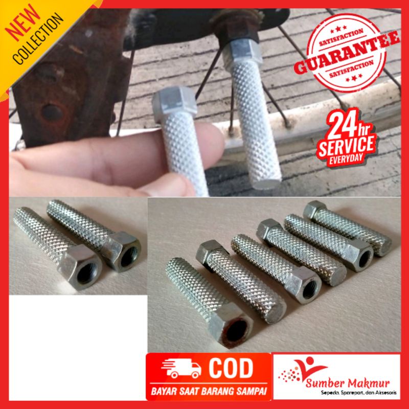 Jalu Pancitan Pijakan Kaki Foot Stape Sepeda Anak Dewasa BMX MINI MTB LIPAT Model Ramping