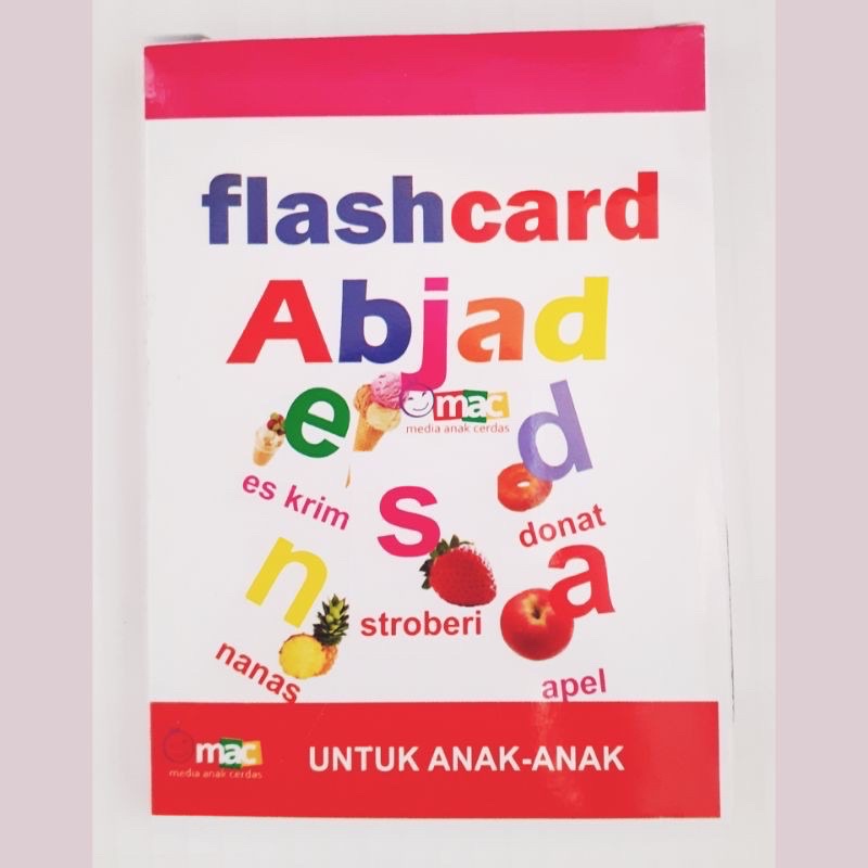 TokoPapin Flash card abc huruf abjad angka hijaiyah alphabet Kartu edukasi belajar anak bayi balita berkualitas