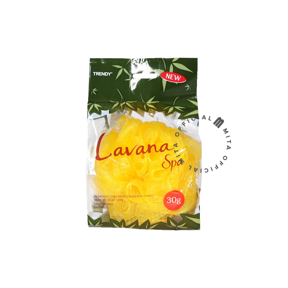 LAVANA Spon Mandi 30g/ Shower Puff/ Sponge Mesh