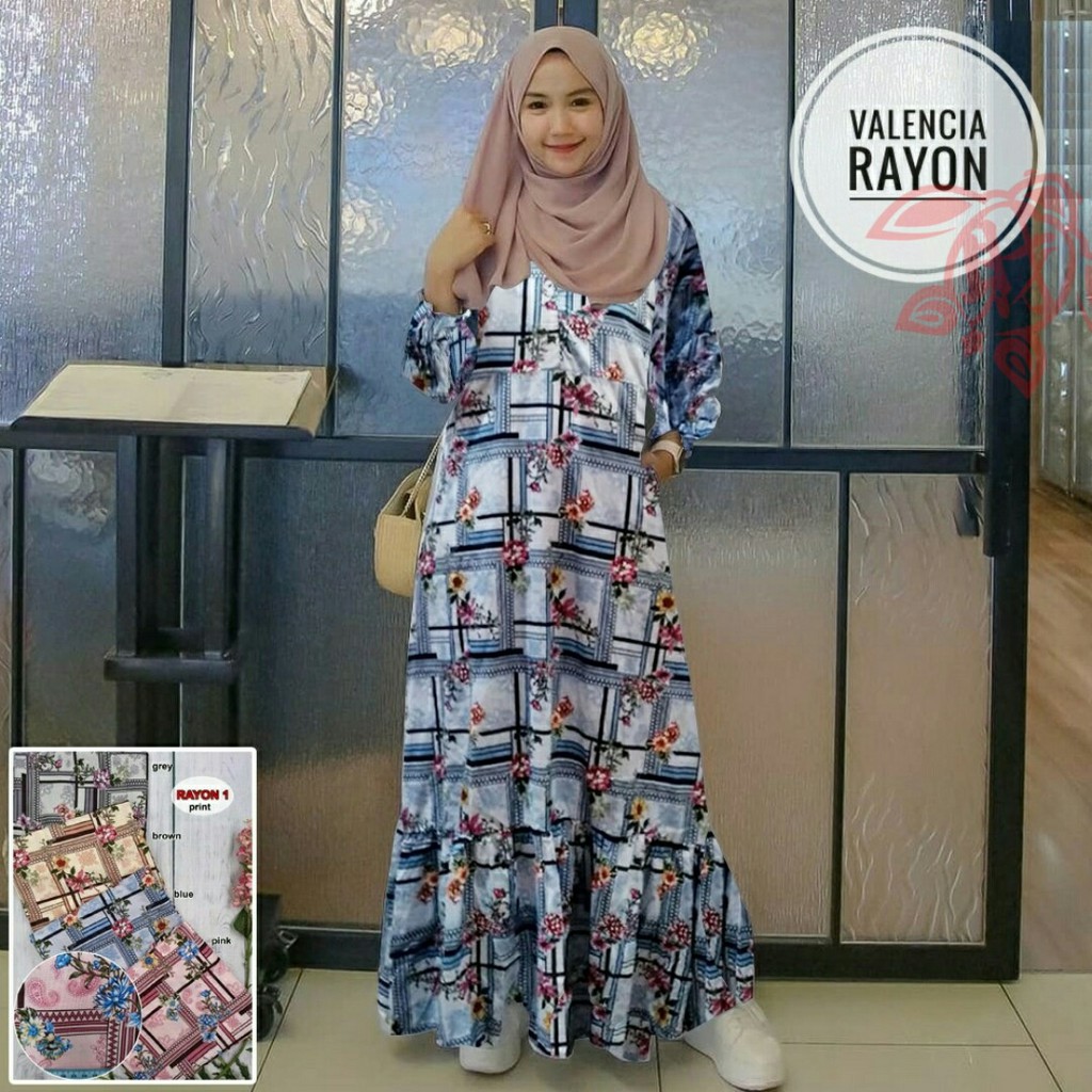 GAMIS VALENCIA RAYON 4Warna