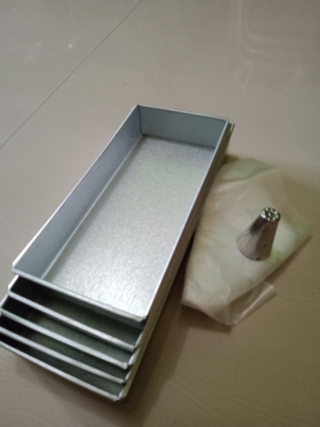 [ Ready ] Loyang Brownies Bakar 1 Set ( Isi 5 )