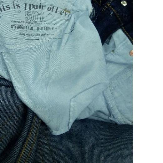 ☎ celana panjang pria levis 501 biru dongker/reguler/standar ➴