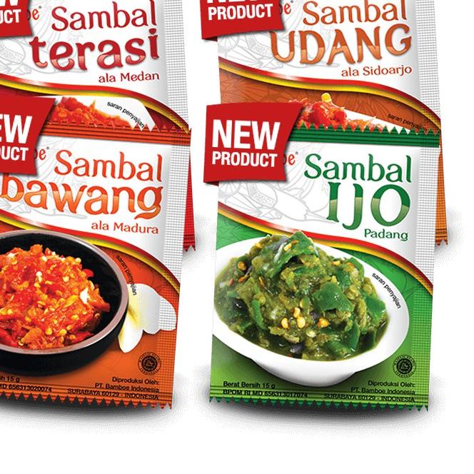 

❤[✨IMPORT✨]☘️ MUMTAAZZTORE ☘️ BAMBOE Sambal Bamboe 15gr All Varian