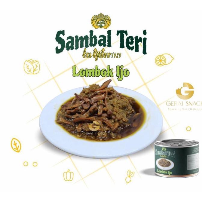 

Sambal Teri Lombok Ijo Bu Tjitro Khas Djogja (200Gr)