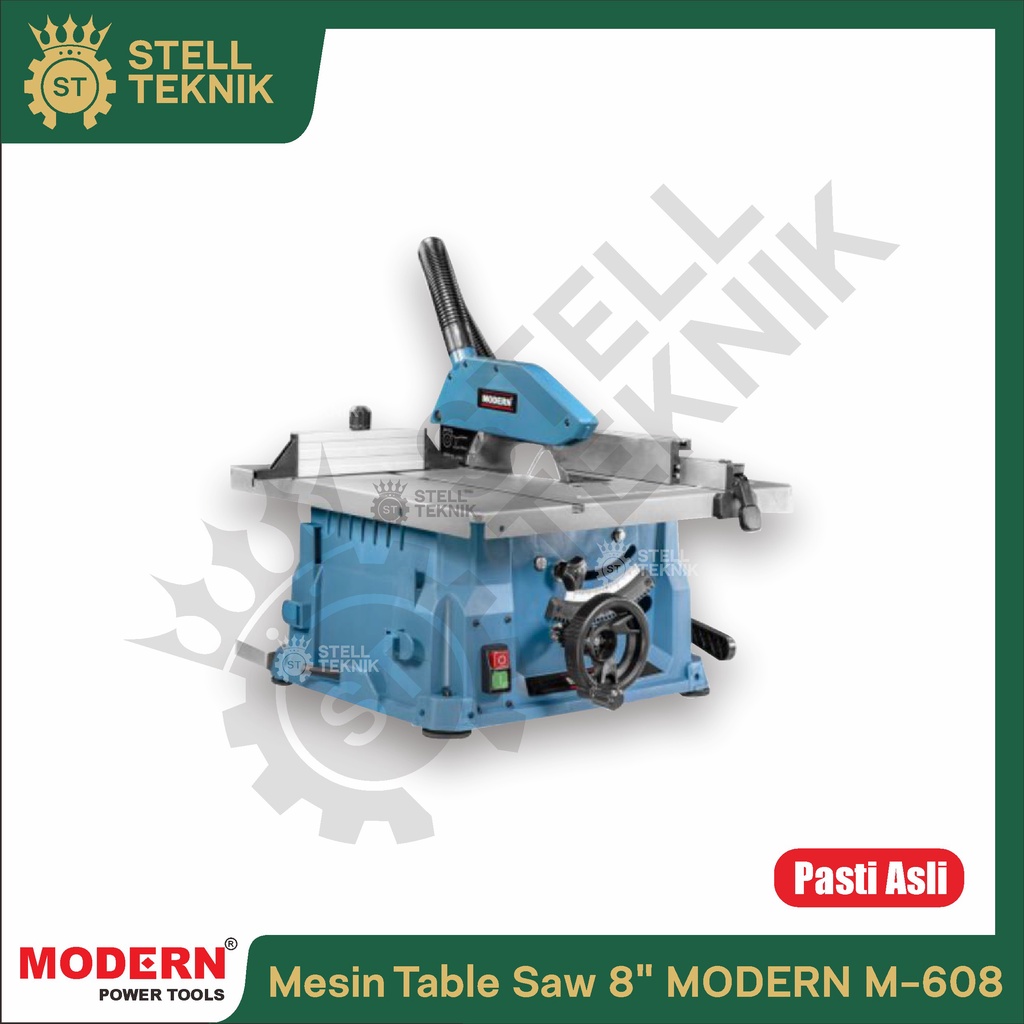 Mesin Table Saw 8" Inch MODERN M-608 Meja Gergaji Mesin Potong Kayu MODERN M-608