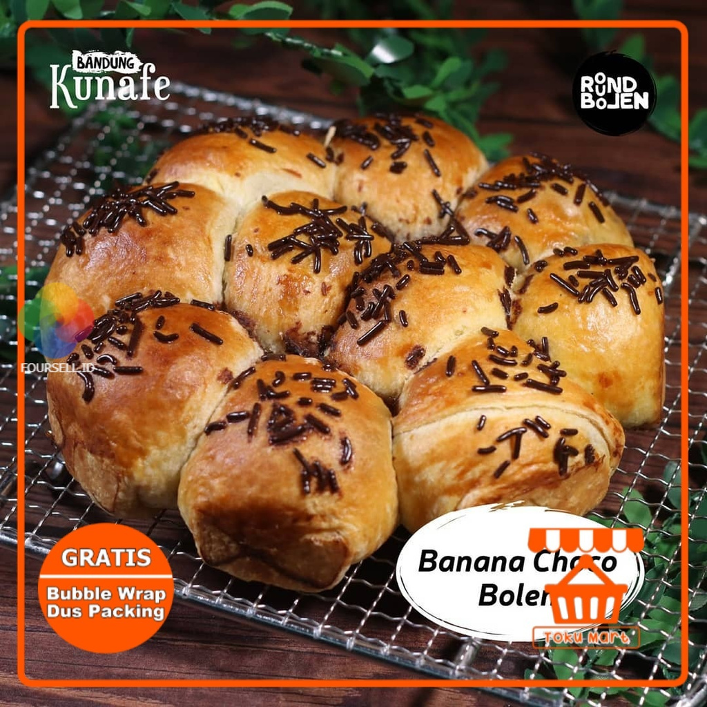 Round Bolen by Bandung Kunafe (PACKING AMAN) - Oleh Oleh Bolen Bandung Kue Artis Kue Bandung