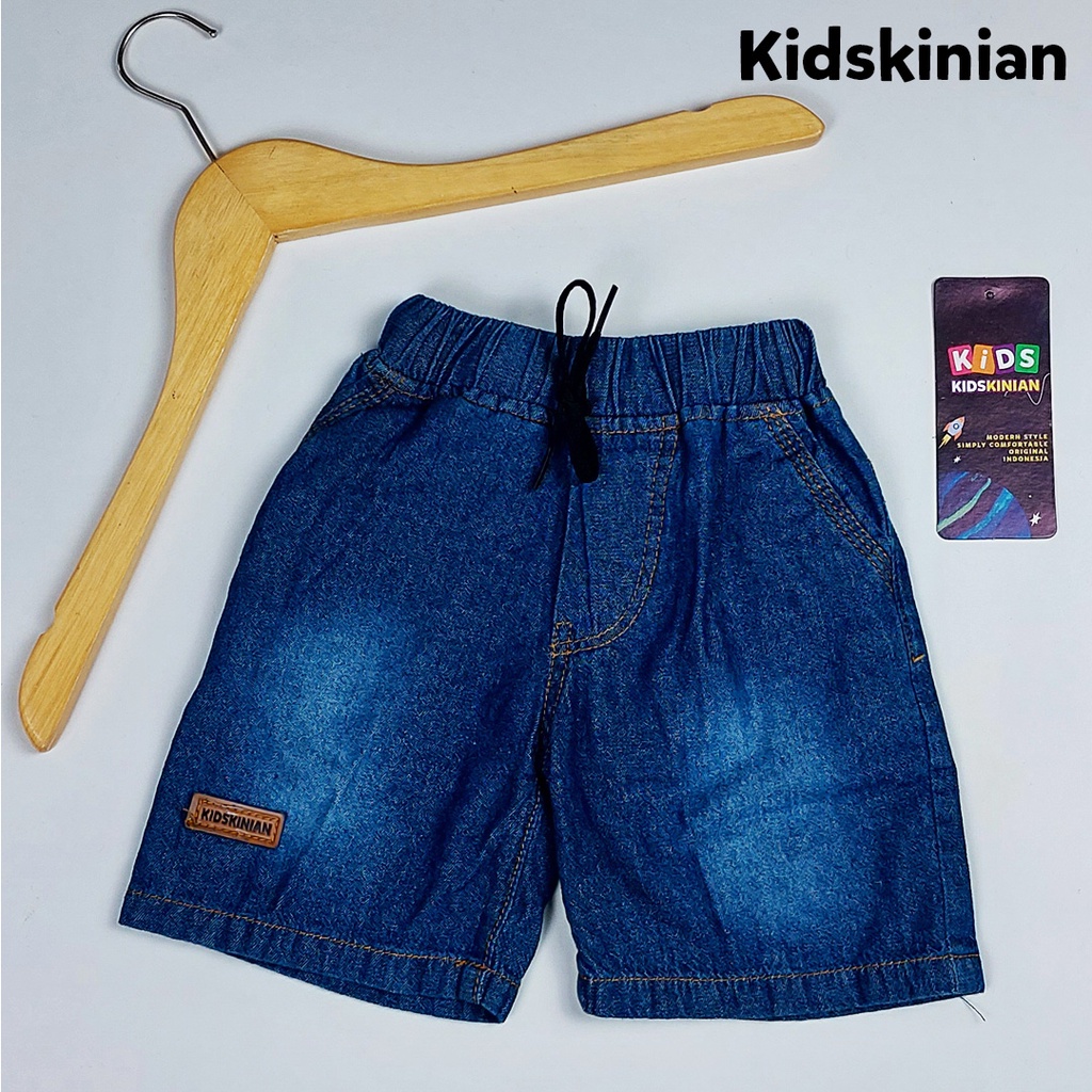 Celana Jeans Anak Pendek Denim Junior Balita Short Pant Clana Jean Laki Perempuan Cowok Cewek Usia Umur 1 2 3 4 5 6 7 8 Tahun